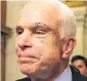  ??  ?? PROGNOSIS John McCain