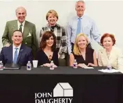  ??  ?? Featured at a recent JDR Top Producer panel were (back row) John A. Daugherty Jr., Cheri Fama, Brian Spack; (front row) Richard Ray, Lisa Kornhauser, Laura Sweeney and Dianne McDonough.