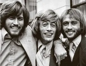  ?? Sydney O’Meara / TNS ?? Left: The Bee Gees, brothers Barry, from left, Robin and Maurice Gibb, were at their most prolific during the late 1970s. Right: The group continued to be relevant in the music business until the death of Maurice in 2003. Robin died in 2012. The group is the subject of a new documentar­y on HBO Max.