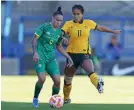  ?? /Getty Images ?? Australia’s Mary Fowler, left, and South Africa’s Gabriela Salgado