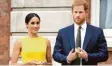  ?? Foto: Yui Mok/PA Wire, dpa ?? Schon wieder im Gespräch: Meghan und Harry.