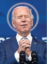  ??  ?? BIDEN DIRIGIÓ un discurso a la nación