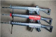  ?? ADRIAN SHELLARD/ POSTMEDIA NEWS ?? A line of Swiss Arms sporting rifles was recently reclassifi­ed as prohibited by the RCMP.