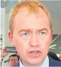  ??  ?? Appointmen­ts: Tim Farron