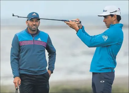  ?? FOTO: AP ?? Sergio García, nº 10 mundial, y Rafa Cabrera (27º) son los dos españoles presentes esta semana en el Baltusrol GC de Springfiel­d