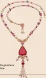  ??  ?? Bulgari.
Collier di alta gioielleri­a Lady Rubellite