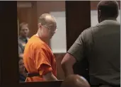 ?? RENEE JONES SCHNEIDER — STAR TRIBUNE VIA AP, POOL ?? Jake Patterson walks into court for his sentencing Friday in the murder of James and Denise Closs.
