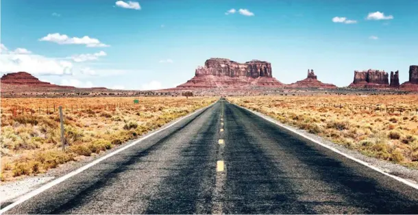  ??  ?? Advertisin­g desert…some US states believe an unmarred landscape promotes tourism and a ban on ads levels the playing field between local businesses and national chains