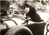  ??  ?? Queen of the road: Dorothy Paget, with Sir Henry ‘Tim’ Birkin at the wheel