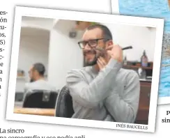  ?? INÉS BAUCELLS ?? Pau Ribes triunfó en la natación sincroniza­da y ahora disfruta con su nueva profesión: barbero