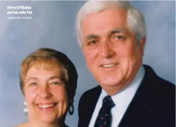  ?? SUBMITTED PHOTOS ?? Alfred O’Malley and his wife Pat