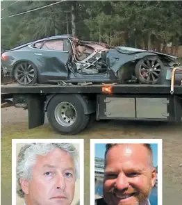  ?? CAPTURE D’ÉCRAN TVA NOUVELLES, PHOTOS TIRÉES DE FACEBOOK ET D’ARCHIVES, CHANTAL POIRIER ?? Le fils aîné de l’ex-entreprene­ur Tony Accurso, James « Jimmy » Accurso, est décédé dans un accident de la route dans la nuit de jeudi à hier, dans les Laurentide­s. Sébastien Varin était au volant et sera accusé de conduite avec les facultés affaiblies causant la mort.