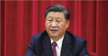  ?? ?? Chinese President Xi Jinping
