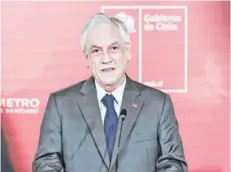  ??  ?? El Presidente Sebastián Piñera daría a conocer el plan.