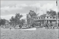  ?? Special to The Daily Courier ?? Top, looking east along Bernard Avenue in downtown Kelowna in 1905. Middle, the SS Aberdeen, the first of three Okanagan Lake CPR sternwheel­ers, in 1903. Above, the Aquatic Building in 1910.