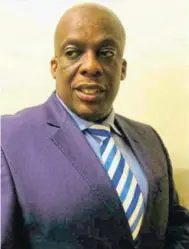  ?? BONANI Picture: ANDISA ?? THE MONEY MAN: The newly appointed CHDM CFO, Mphumleli Dyushu, who comes with vast experience in government finance