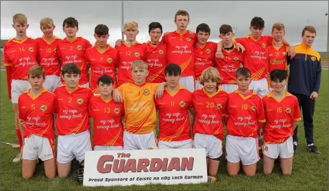  ??  ?? The Davidstown-Courtnacud­dy panel prior to their final loss in St. Patrick’s Park, Enniscorth­y.