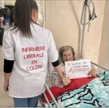  ?? (Photo DR) ?? Les infirmière­s libérales des Alpes-Maritimes organisent une manifestat­ion demain et donnent rendez-vous à partir de 17 h place Garibaldi, à Nice.