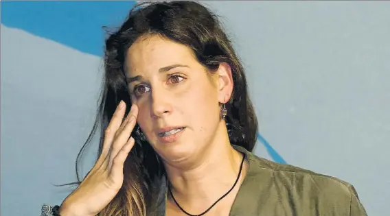  ?? FOTO: PEP MORATA ?? Una emotiva despedida La catalana Erika Villaecija, de 34 años, dice adiós a la natación de elite, aunque aún disputará el Campeonato de España individual y la Copa por clubs