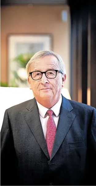  ?? [ MAR/picturedes­k.com ] ?? „Wenn der EuGH zunehmend als Freizeitve­rein betrachtet wird, steht die Existenz der gesamten Europäisch­en Union auf dem Spiel“, warnt Jean-Claude Juncker.