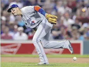  ?? THE ASSOCIATED PRESS ?? Toronto shortstop Troy Tulowitzki runs past the ball during Wednesday’s game against the Boston Red Sox at Fenway Park.