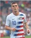  ?? BILL STREICHER/USA TODAY SPORTS ?? Christian Pulisic says ‘missing out this time will always hurt.’