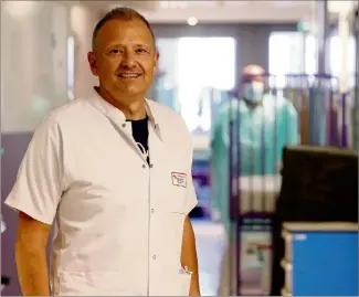  ?? (Photo Cyril Dodergny) ?? « Dès que les résultats seront connus, je me ferai vacciner sans hésiter », affirme le Dr Hervé Haas qui n’est pas pour autant favorable à une obligation de vaccinatio­n.