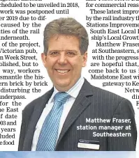  ??  ?? Matthew Fraser, station manager at Southeaste­rn