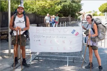  ?? (Photos DR) ?? De leur voyage, le couple retient la beauté des paysages mais également « l’hospitalit­é des gens tout au long du parcours ».