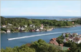  ?? Foto: Google Maps ?? Einar Aas bor uden for den lille norske by Grimstad – og det kan han blive ved med.