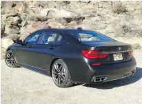  ?? — PETER BLEAKNEY/DRIVING.CA ?? 2018 BMW M760Li xDrive is a limousine crossed with a sports car.