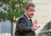  ?? EFE ?? Nicolás Sarkozy, expresiden­te francés, enfrenta a la justicia.