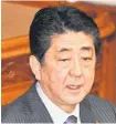  ??  ?? Shinzo Abe