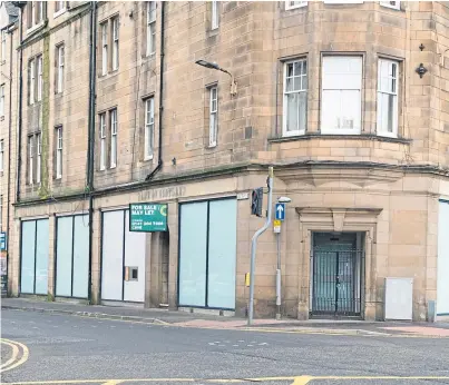  ?? Picture: Angus Findlay. ?? Consent has been given to transform Perth’s former Bank of Scotland branch.