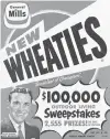  ?? COURTESY OF THE GENERAL MILLS ARCHIVES ?? Bob Richards was featured on a Wheaties box in the late 1950s.