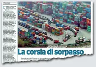  ??  ?? Copertina La prima pagina di Corriere Imprese Nordest, in edicola domani, dedicata al sorpasso economico del Nordest sul Nordovest d’Italia