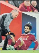  ?? FOTO: EFE ?? Salah Se retiró en el Liverpool-City