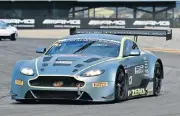  ??  ?? Charl Arangies (Stradale Aston Martin Vantage) took both of Saturday’s G&H Transport Extreme Supercar races.