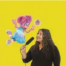  ?? ?? ‘Children are often overlooked when we talk about mental health’ … Dr Laurie Santos with Sesame Street’s Abby Cadabby. Photograph: PR