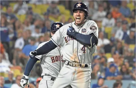  ?? RICHARD MACKSON, USA TODAY SPORTS ?? George Springer is comfortabl­e talking after avoiding conversati­ons for years because of a stutter.