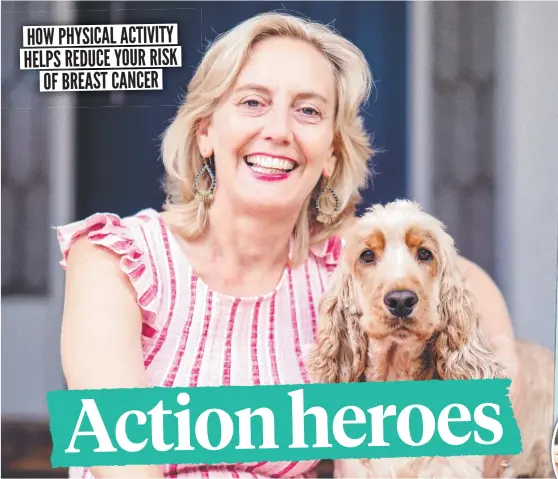  ?? ?? Kathryn Elliott was diagnosed with breast cancer in 2019 and says exercise was a vital part of her treatment and should be prescribed for all patients. ts.