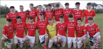  ??  ?? Davidstown-Courtnacud­dy (above) before Friday’s away win against St. Joseph’s (below).