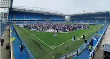  ?? Www.rovers.co.uk ?? Blackburn Rovers have become the first British club to host Eid prayers on their ground, Ewood Park.