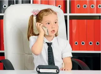  ?? PHOTO: 123RF ?? Empathetic bosses might let staff bring kids to work during the holidays - although there’s always the risk the youngsters might get ideas.