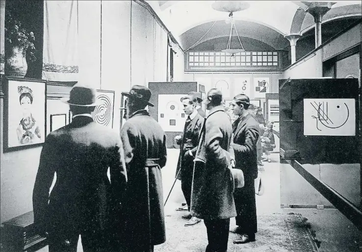  ?? LA VANGUARDIA ?? Galerías Dalmau organizó en 1922 una exposición histórica de Francis Picabia, que fue presentada por André Breton