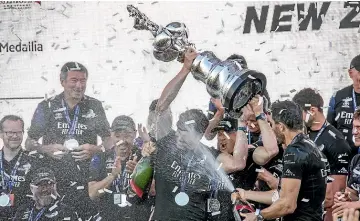  ?? DAVID WHITE/ STUFF ?? Team New Zealand skipper Peter Burling after winning the America’s Cup in Auckland in 2021.