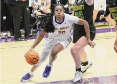  ?? Jim Franco/times Union archive ?? Ualbany senior Kayla Cooper, shown earlier this season, scored 11 of her 13 points in the second half to help rally the Danes past Binghamton.