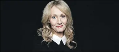  ?? THE ASSOCIATED PRESS ?? J.K. Rowling is ready to move on from wizards in The Casual Vacancy.