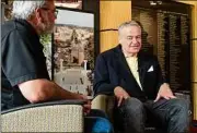  ?? Paul Buckowski / Times Union ?? Walt, left, and brother Will, talk at Samaritan Hospital on Tuesday in Troy. Walt last saw his brother back in 1991.