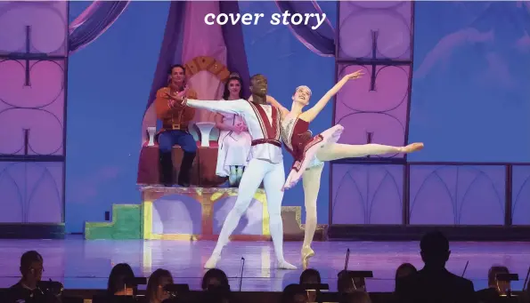  ?? Danbury Music Centre / Contribute­d photo ?? Noel Bernard as the Cavalier and Taegan Smith as the Sugar Plum Fairy perform the Grand Pas de Deux in the Danbury Music Centre’s 2019 production of “The Nutcracker.”